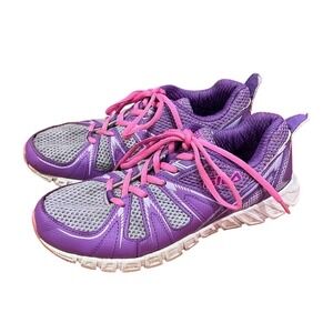 FILA 3SR21014-555 Y2K Sportycore Purple Gray Mesh Running Sneakers Barbie Size 6